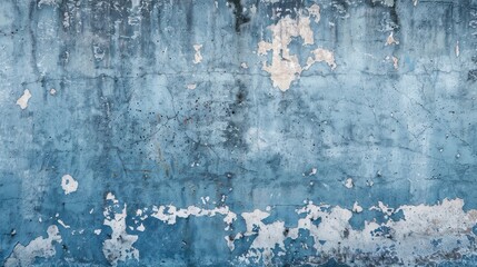 Old fashioned cement wall texture with grunge blue tint