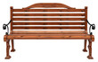 © Rawpixel.com - PNG  Elegant wooden park bench