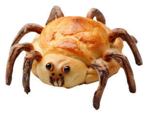 Poster - PNG Spider bread halloween snack arachnid animal insect.