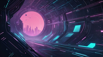 Digital Superhighway Background