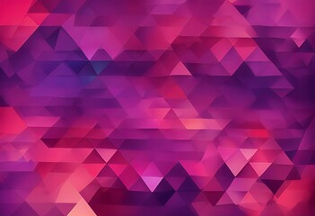 Canvas Print - 'consisting triangles color violet red Gradient background abstract'