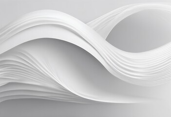 Canvas Print - 'elegant concept Wave Space page Background White gradient design abstract landing style modern'