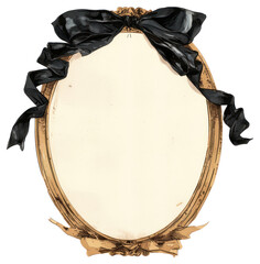 Poster - PNG  Elegant vintage frame with bow