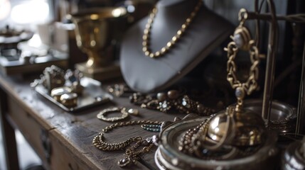 Fototapete - Vintage pieces tell stories of eras gone by.