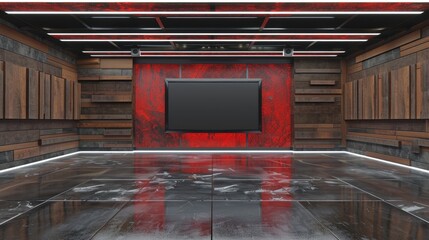 Poster - With a simple setup, a few square feet of space, and Virtual Set, you can transform any place into a TV studio.