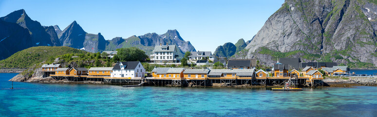 Wall Mural - From Sakrisøy, Moskenes, Lofoten, Norway