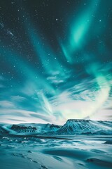 Poster - Write about the magic of experiencing the Northern Lights in Iceland. Detail the best locations and activities to enjoy this natural wonder.