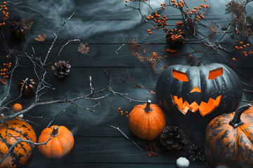 Wall Mural - halloween background