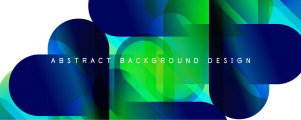 Aufkleber - Trendy simple fluid color gradient abstract background with circles and shapes. Vector Illustration For Wallpaper, Banner, Background, Card, Book Illustration, landing page