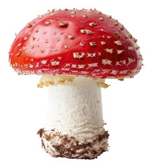 Poster - PNG Red mushroom with white spots