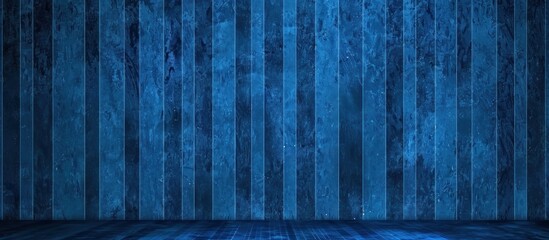 Wall Mural - Abstract Blue Striped Wall Background