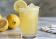 © Adobe Contributor - Glass of Lemonade with Lemon Slice and Ice