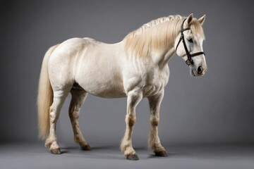 beautiful American Cream Draft Horse breed.