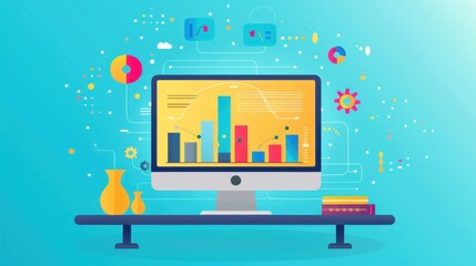 Adaptive learning paths on digital screen, data analytics