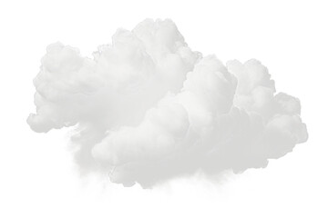 Poster - Fluffy white cloud graphic