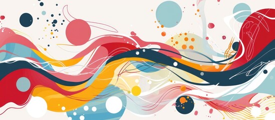 Poster - Abstract Colorful Wave Design