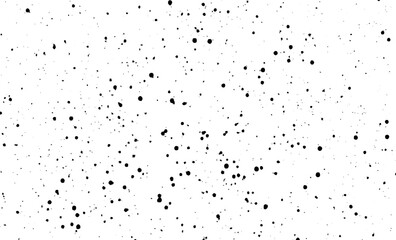 Wall Mural - Snow, stars, fairy twinkling lights, rain drops on black background. Abstract vector noise. Small particles of debris and dust. Distressed uneven grunge texture overlay.
