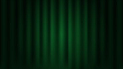 Wall Mural - abstract green curtains