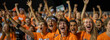 © B SIDE Z - group of fans cheering in the stands at a high school football game