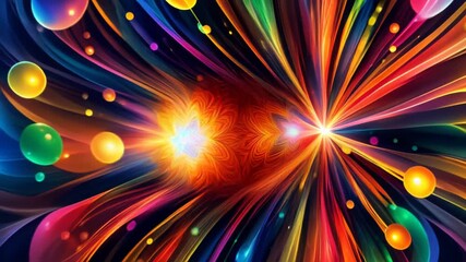 Wall Mural - Abstract Multicolored Textured Fancy Background