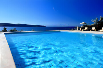 Poster - swimming pool in a hotel