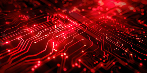 Poster - Computer technology abstract background