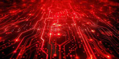 Poster - Computer technology abstract background