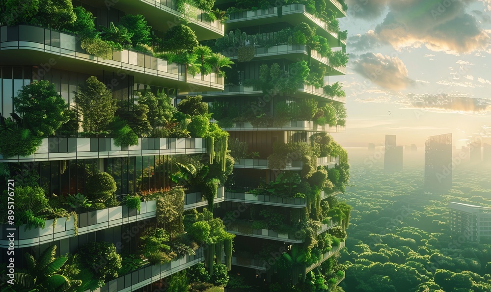 Curated visual reference: Fresh Look at Green Architecture With Vertical Gardens And Carbon Negative Buildings