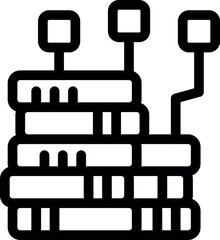 Poster - Blockchain technology is connecting with data server, ensuring secure and transparent data management