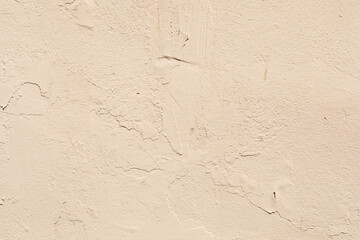 Poster - A textured beige wall with subtle cracks