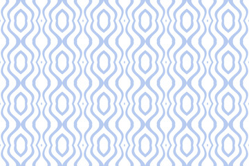 Wall Mural - Abstract Seamless Geometric Light Blue and White Pattern. 