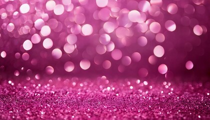 Wall Mural - pink sparkle glitter abstract background