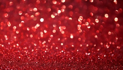 Wall Mural - Red sparkle glitter abstract background