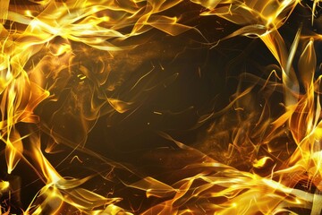 Aufkleber - A flame burning bright against a dark backdrop