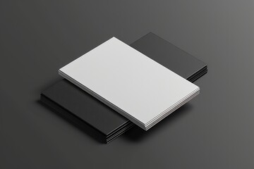 Poster - A pile of books stacked on a flat surface