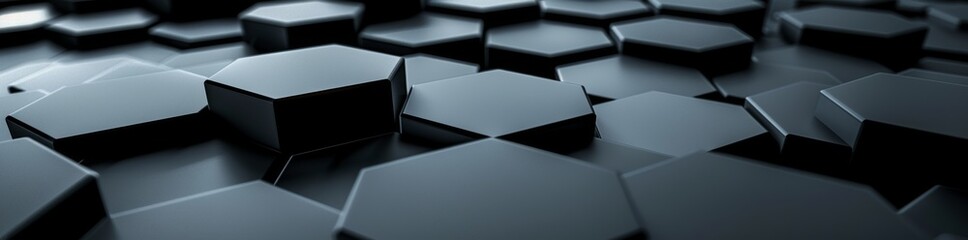 Poster - A minimalist geometric surface loop in pure white wall architecture with a light bright hexagonal grid pattern.