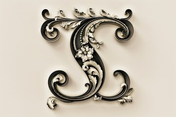 Poster - A creative illustration of the letter S made from paper flowers