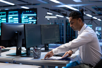 Poster - engineer maintaining accurate documentation of data center infrastructure, configurations, and proce