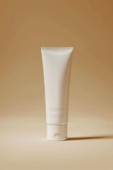 Poster - A tube of cream sits atop a table, ready for use