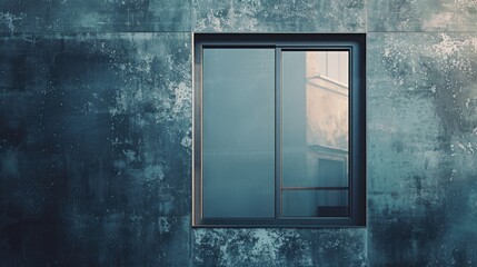 Poster - A single-story building with a window and a fire hydrant in front, perfect for cityscape or urban landscape images