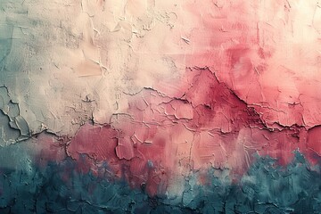 Wall Mural - Abstract Textured Background in Red and Blue