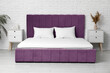 © Pixel-Shot - New orthopedic mattress on stylish bed in room