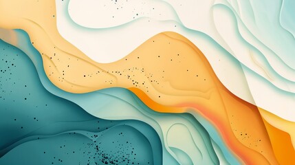 Wall Mural - a colorful abstract background with a wavy design