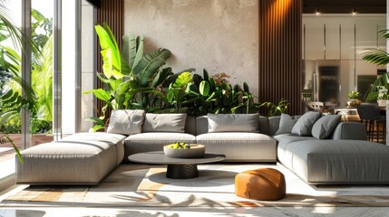 Wall Mural - Contemporary lounge