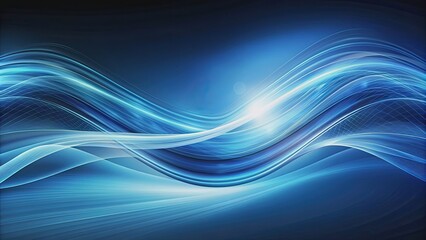 Abstract blue wave design on a digital background, abstract, blue, wave, design, digital, motion, flowing, artistic, vibrant