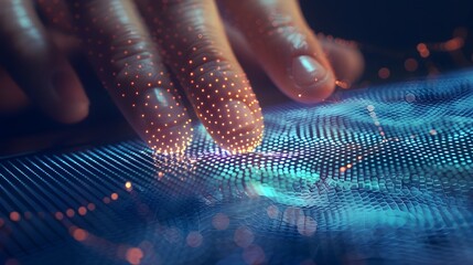 Poster - Biometric Data Security Verification with Mesh Patterned Scanner