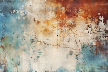 Wall Mural - Grunge background - faded textures, distressed elements, and worn-out appearance pain