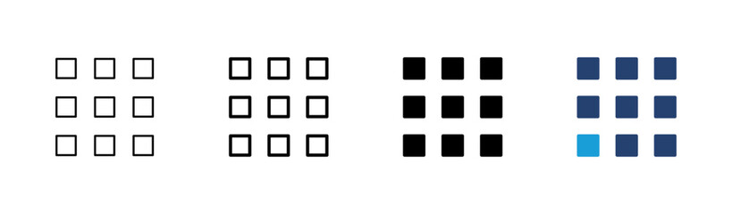 Menu Icon set. web menu icon. hamburger menu symbol