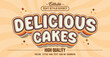 © Rtn_Studio - Editable text style effect - Delicious Cakes text style theme.