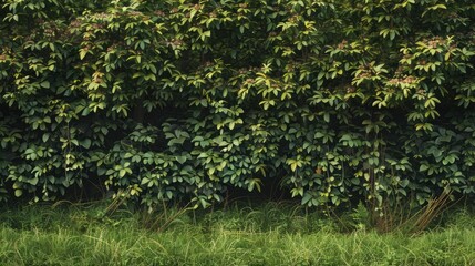 Wall Mural - Forest foliage barrier